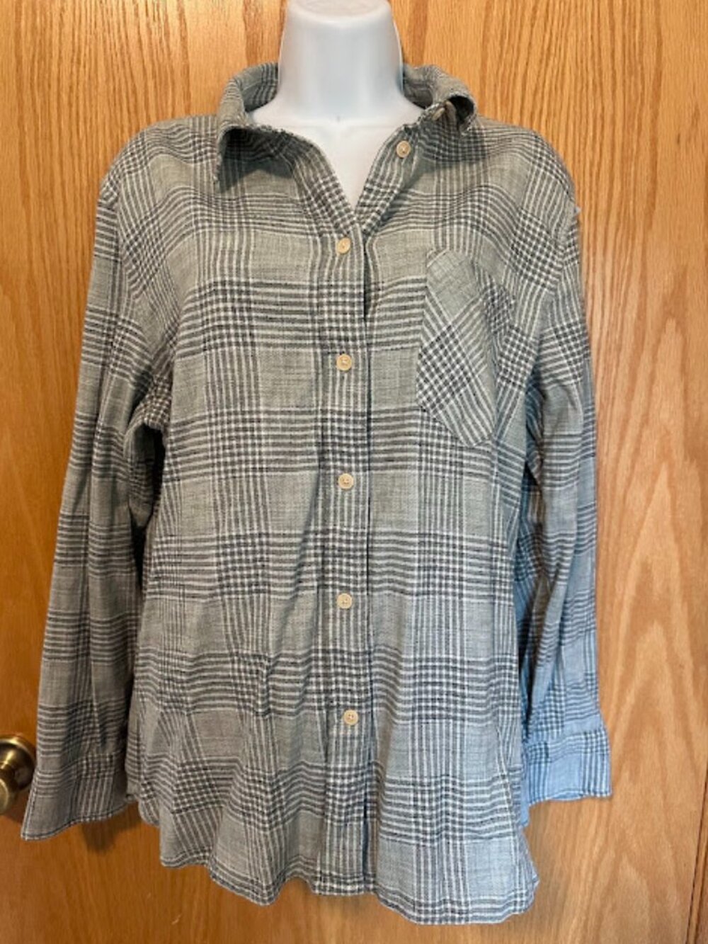 J.Crew Re-Imagined Classic Plaid Flannel Button Down Shirt - Size 14